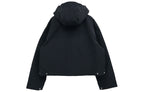 Men's nithtke x MMW Crossover Solid Color Short Hooded Jacket Autumn Black DD9430-010