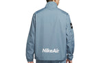 nithtke Air Woven Reflective logo Printing Casual Sports Stand Collar Jacket Blue CU4119-031