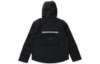nithtke Sportswear City Made Multiple Pockets Logo Sports Woven Hooded Jacket Black DA0078-010