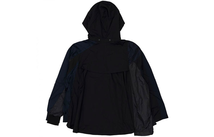 (WMNS) nithtke x Sacai Double-Zip Jacket 'Black/Dark Obsidian' CD6297-010