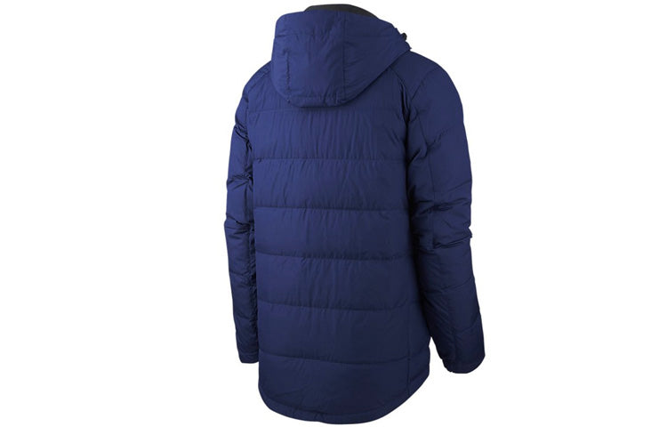 nithtke Outdoor Windproof Stay Warm Casual hooded down Jacket Navy Blue Dark blue AJ7947-429