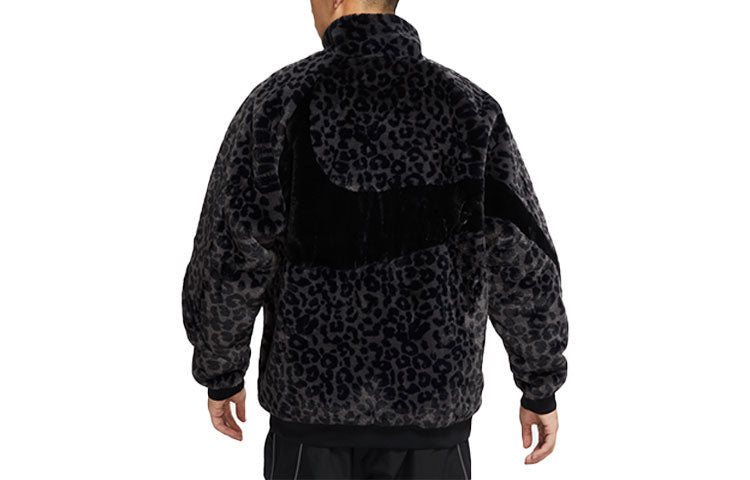 Men's nithtke Sportswear Swoosh Black Large Logo Sports Jacket Autumn Black DH6685-011