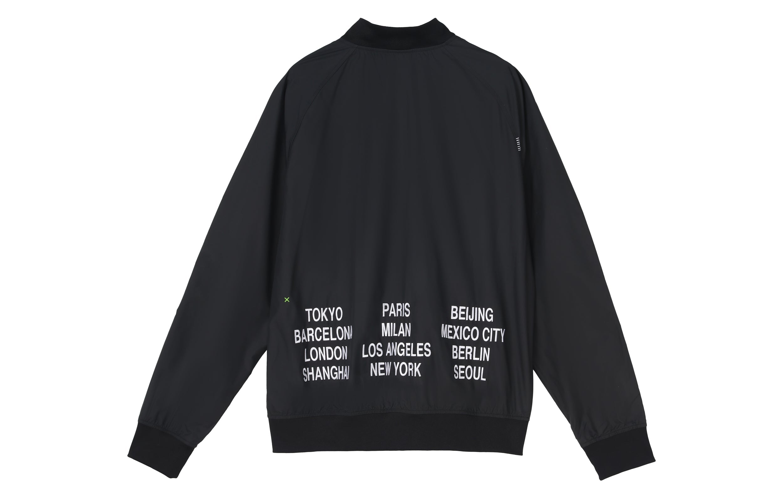 nithtke Alphabet Logo Printing Woven Casual Jacket Black DA0648-010