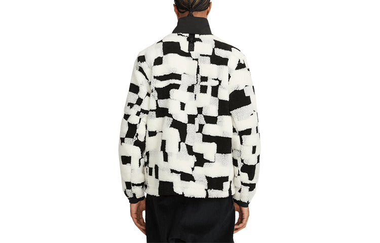 nithtke Colorblock Stand Collar Long Sleeves Jacket White DD6633-010