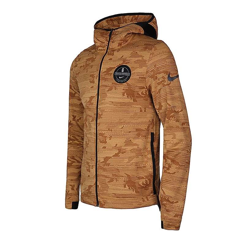 nithtke Dry Showtime Kyrie Zip Hoody Jacket 'Brown' 890573-722