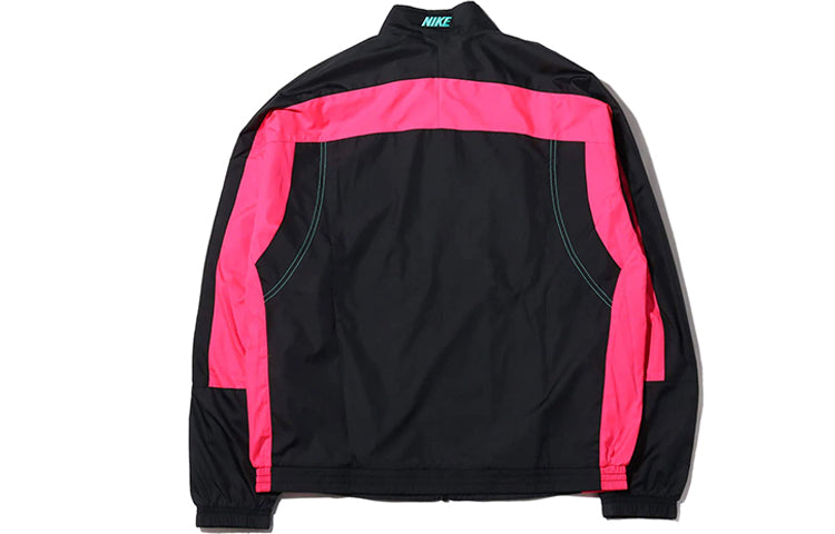 nithtke x Atmos NRG Vintage Patchwork Track Jacket 'Black/Hyper Pink/Hyper Jade' CD6132-011