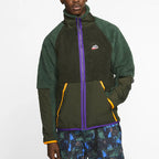 nithtke Unisex Sportswear Stand Collar Jacket Green BV3722-355