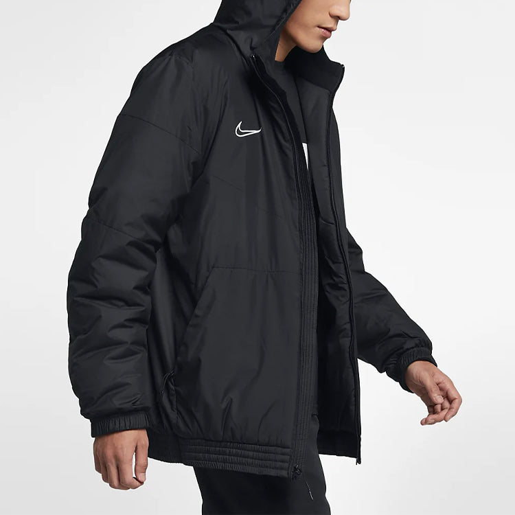nithtke Sports Soccer/Football Hooded Jacket Black AO1501-010