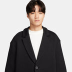 nithtke Sportswear Tech Fleece Reimagined Loose Fit Trench Coat 'Black' FN0602-010
