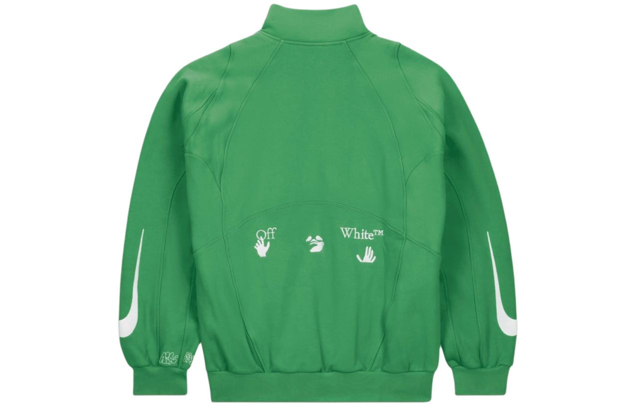 nithtke x OFF-WHITE Mc Track Jacket Asia Sizing 'Kelly Green' DV4452-389