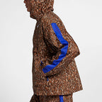 nithtke Leopard print hooded track Jacket Brown BQ8185-786