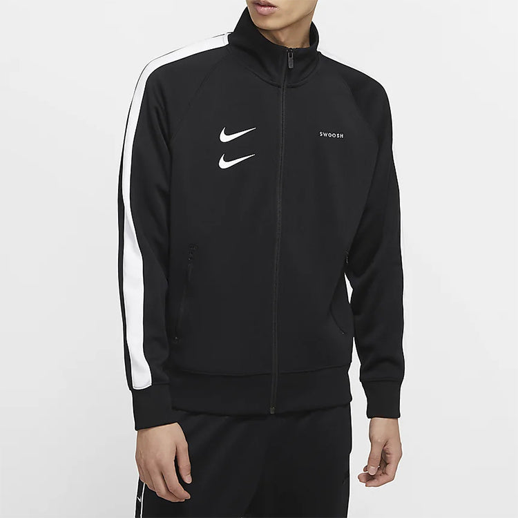 nithtke Sportswear Swoosh Jcaket Cj4885-010 Black CJ4885-010