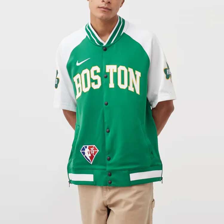 nithtke Boston Celtics Dri-fit Casual Sports Breathable Short Sleeve Jacket Green DB2439-312