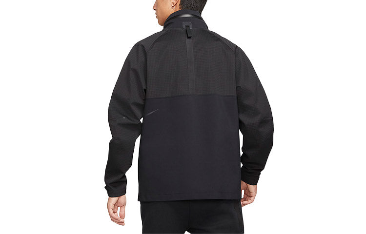Men's nithtke Sportswear Tech Pack Sports Storage Simple Hooded Jacket Black CZ9310-010