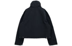 Men's nithtke x MMW Crossover Solid Color Short Hooded Jacket Autumn Black DD9430-010