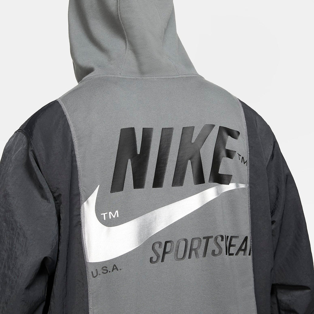 nithtke Sportswear Hoodie 'Grey Black' DD5700-068