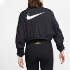 (WMNS) nithtke Swoosh Woven Jacket 'Navy White' CJ3774-010