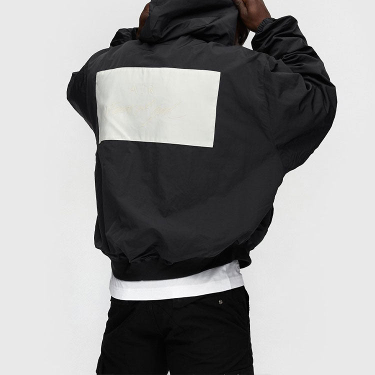 nithtke X Fear Of God Hooded Bomber Jacket Black & Fossil BV4408-010