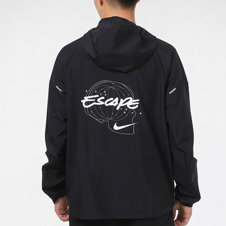 nithtke AS Men's NK ESSNTL JKT Jacket WILD Run GX Black DA1167-010