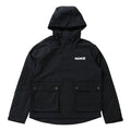 nithtke Sportswear City Made Multiple Pockets Logo Sports Woven Hooded Jacket Black DA0078-010