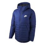 nithtke Outdoor Windproof Stay Warm Casual hooded down Jacket Navy Blue Dark blue AJ7947-429