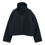 Men's nithtke x MMW Crossover Solid Color Short Hooded Jacket Autumn Black DD9430-010