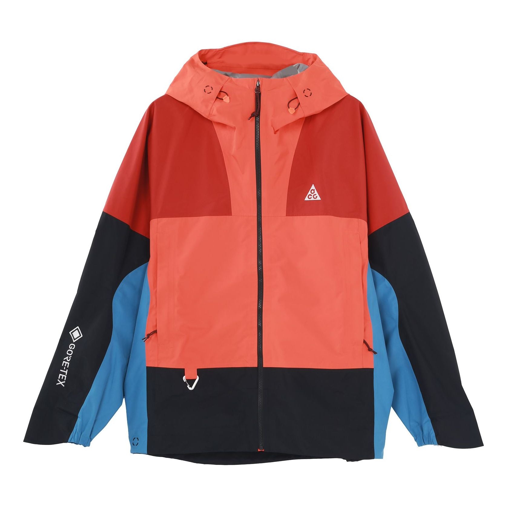 nithtke Contrasting Colors Casual waterproof Hooded Jacket Orange DB3560-817