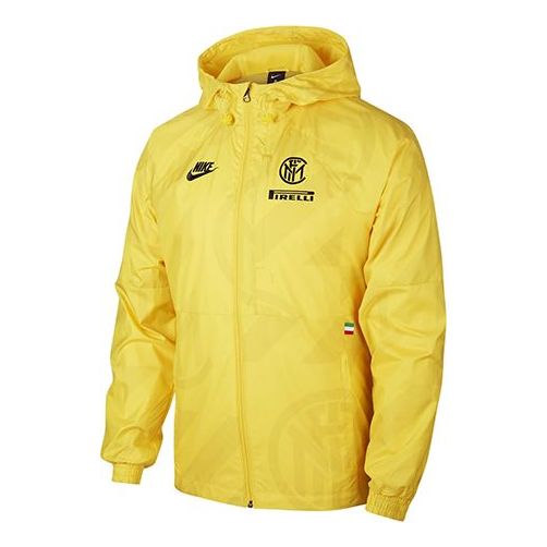nithtke Inter Milan x Pirelli Light Water Repel Zip Jacket Yellow CK0646-719