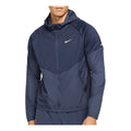Men's nithtke Nk TF Turf Rpl Miler Jacket Hooded Cardigan Zipper Windproof Navy Blue DH6682-475