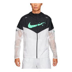 nithtke Windrunner Tokyo Zipper hooded Running Sports Jacket White DA4336-100