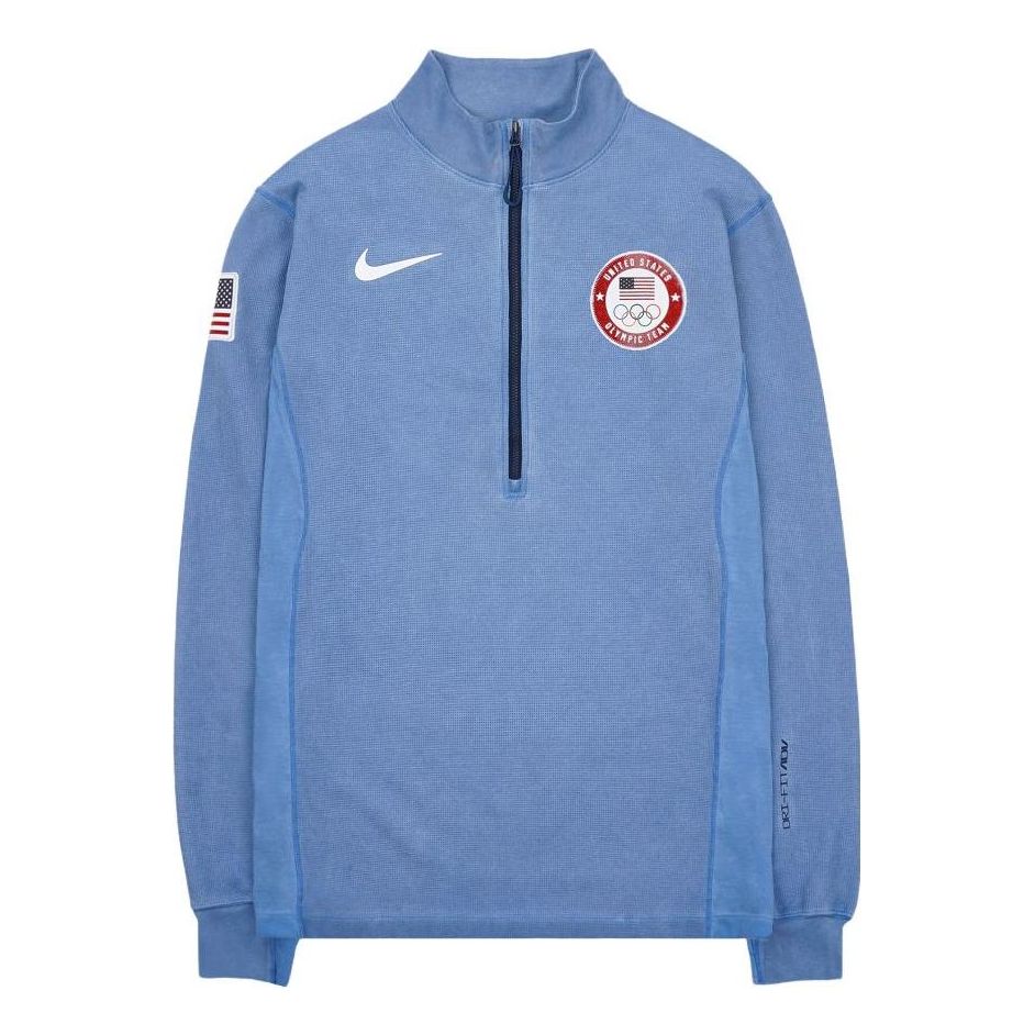 nithtke ACG Dri-FIT ADV Team USA Olympics 1/2 Zip Top 'Blue' DH1593-476