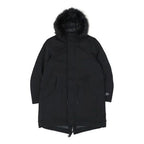 nithtke Sportswear Down Fill Stay Warm hooded mid-length Down Jacket Black BV4752-010
