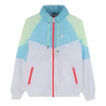 nithtke Sports Windproof Colorblock hooded Logo Jacket Blue White Bluewhite AR2210-101
