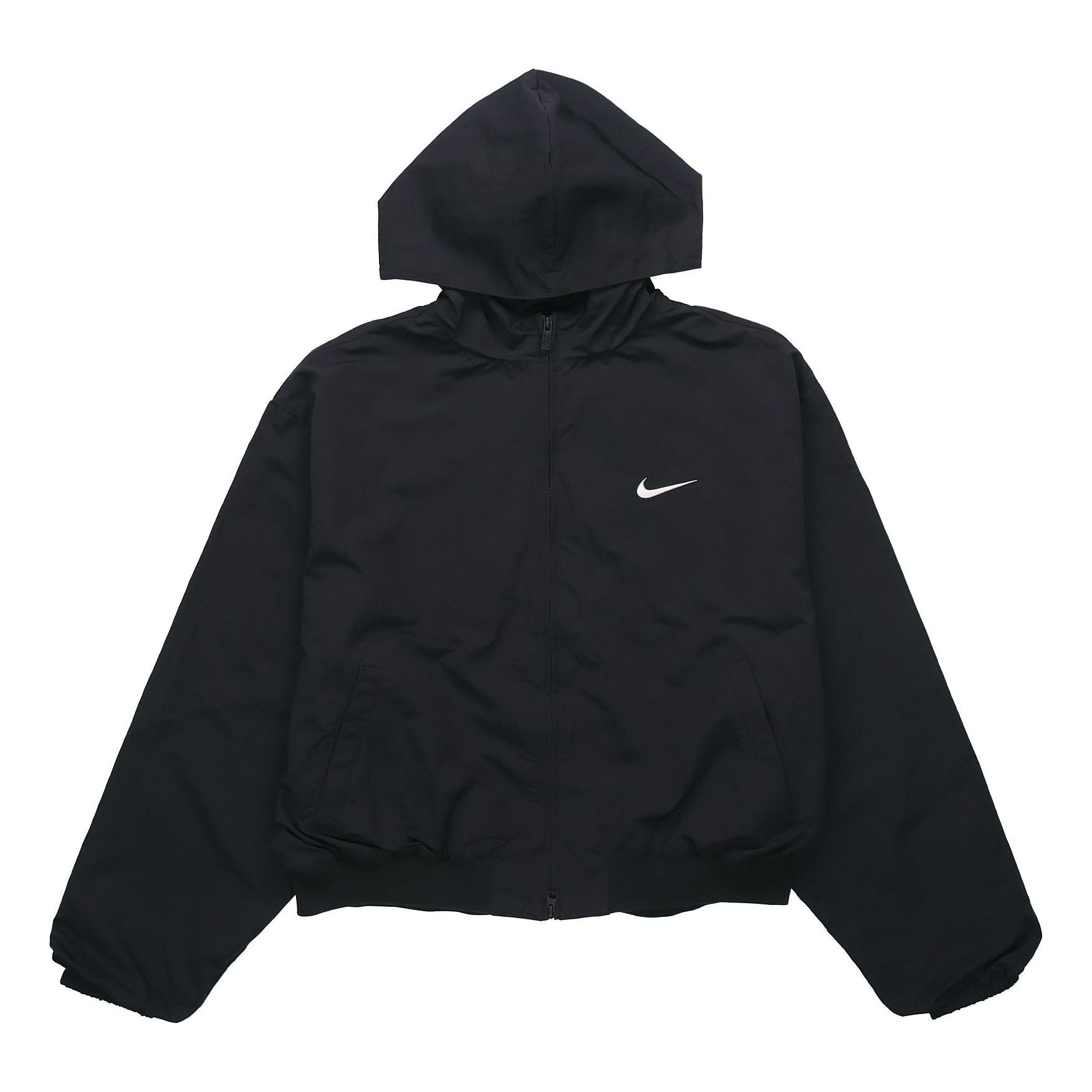 nithtke X Fear Of God Hooded Bomber Jacket Black & Fossil BV4408-010