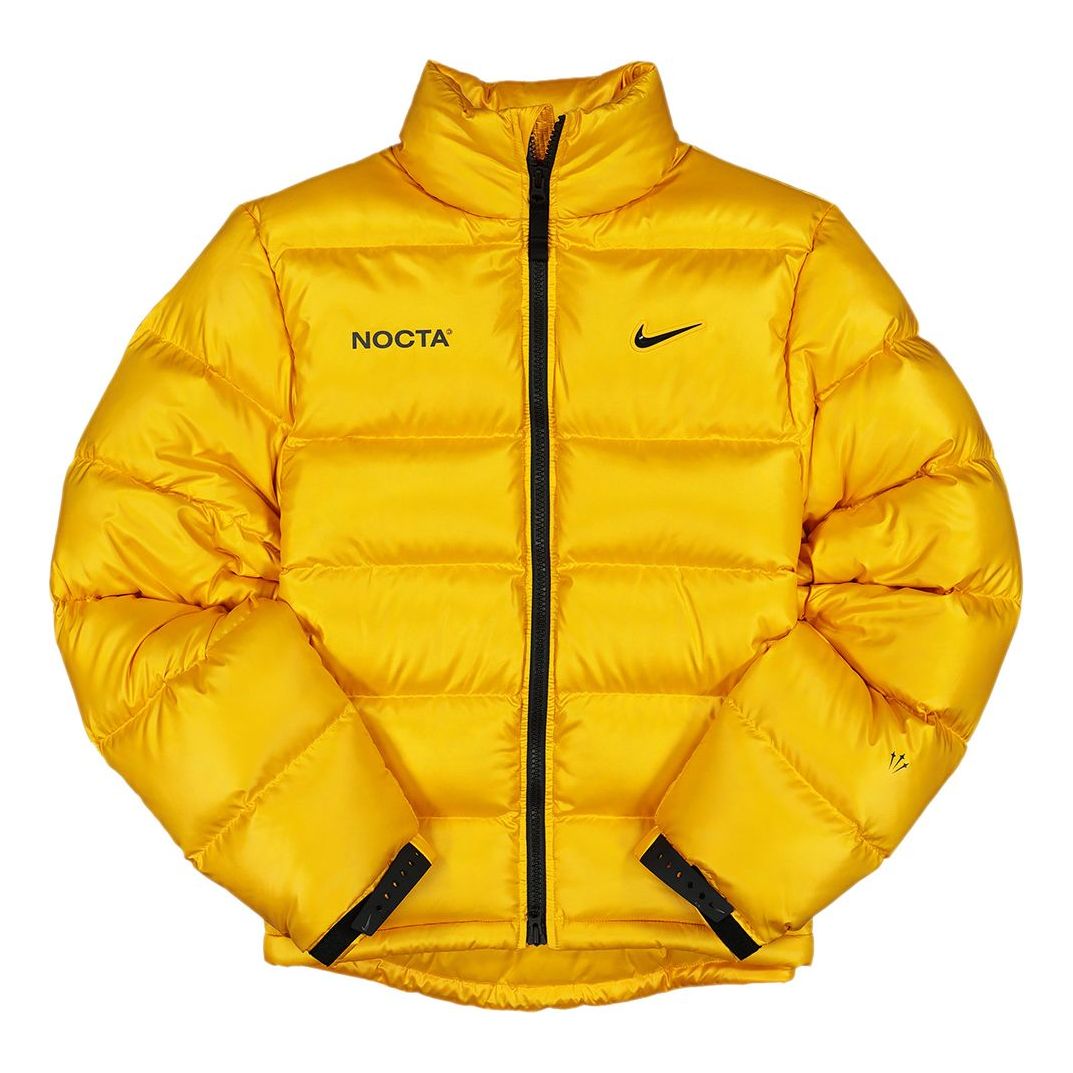 nithtke x Drake NOCTA Series Crossover Stand Collar Down Jacket Asia Edition Large Gold DA4137-739
